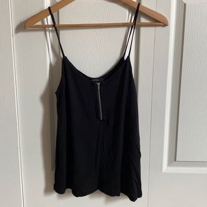 Black tank top